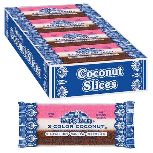 Candy Farm Coconut Slices Original 2oz - 24ct