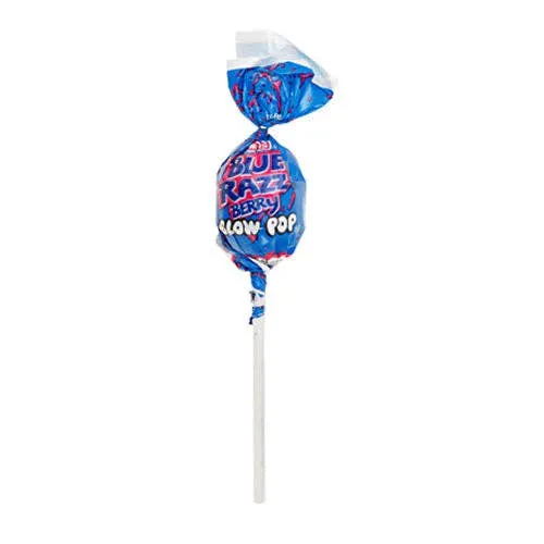 Charms Blow Pop Lollipops Blue Raspberry  - 48ct