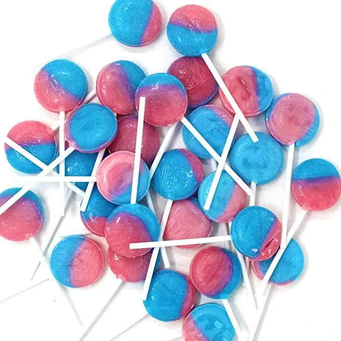 Charms Fluffy Stuff Cotton Candy Lollipops .63oz - 48ct