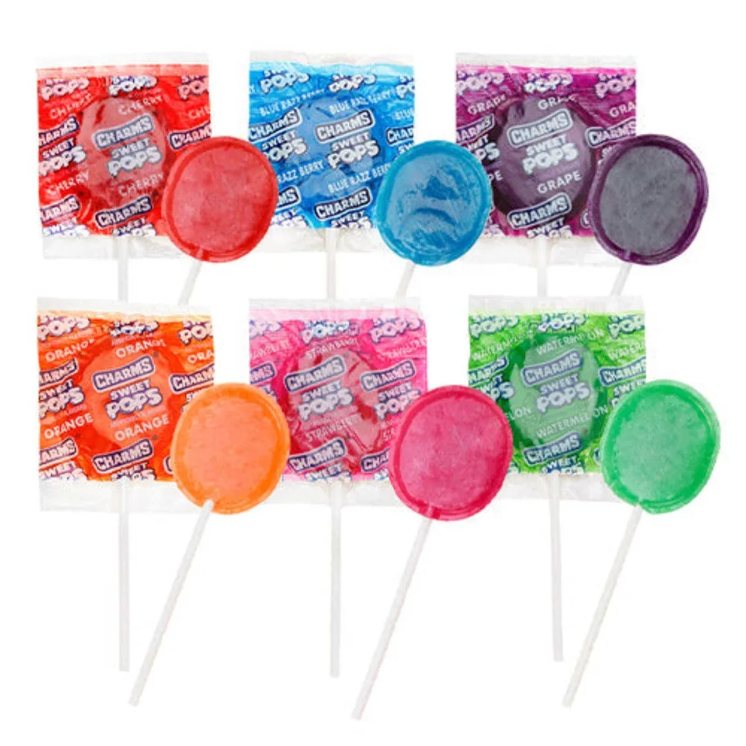 Charms Sweet Lollipops 0.63oz - 48ct
