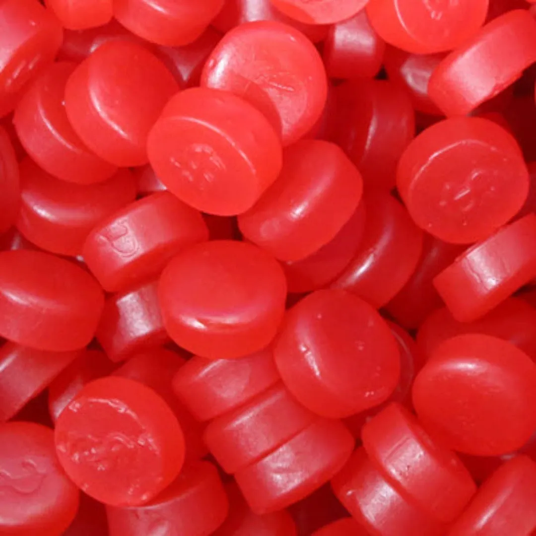 Cherry Gummy Ju Ju Coins Bulk Bag - 5lb