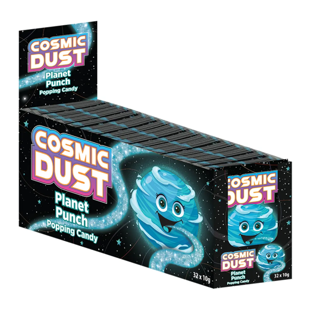 Cosmic Dust Supernova Strawberry Popping Candy 0.35oz – 32ct