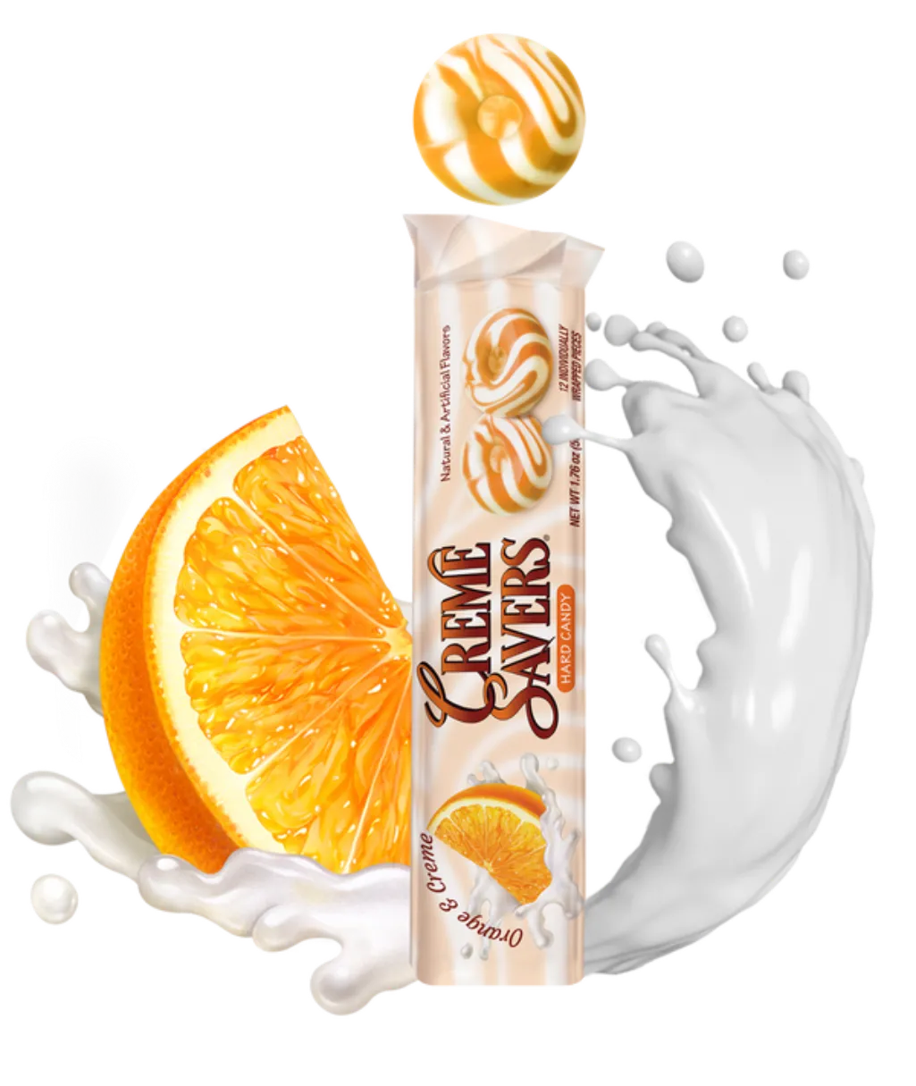Creme Savers Orange Creme 1.76oz - 24ct
