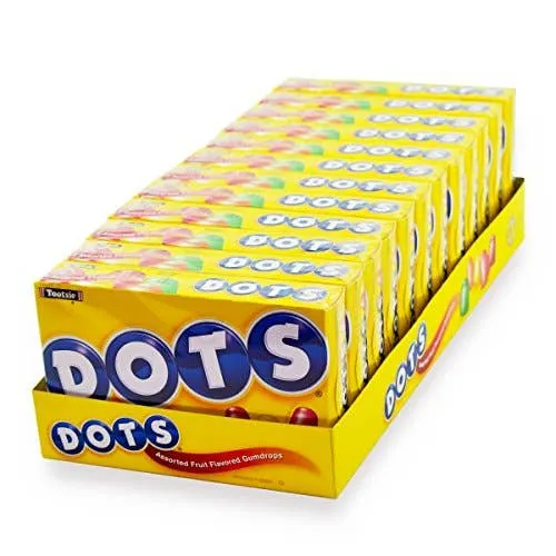 Dots Gumdrop Candy Box  Theater Box 6.5oz - 12ct
