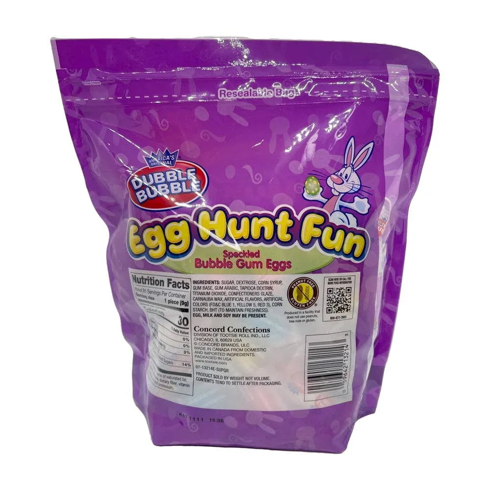 Dubble Bubble Egg Hunt Fun Candy 28oz - 6ct