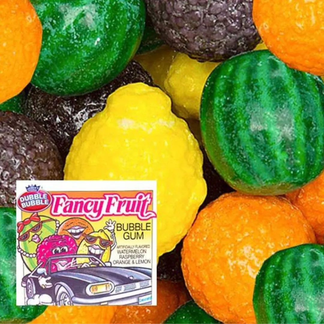 Dubble Bubble Fancy Fruit Gumballs Bulk - 14.66lb