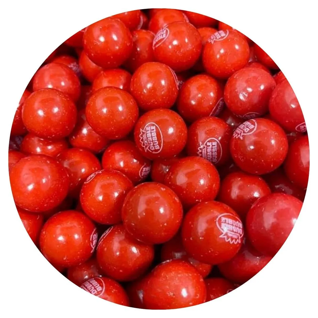 Dubble Bubble Strawberry Banana Gumballs Bulk - 14.66lb