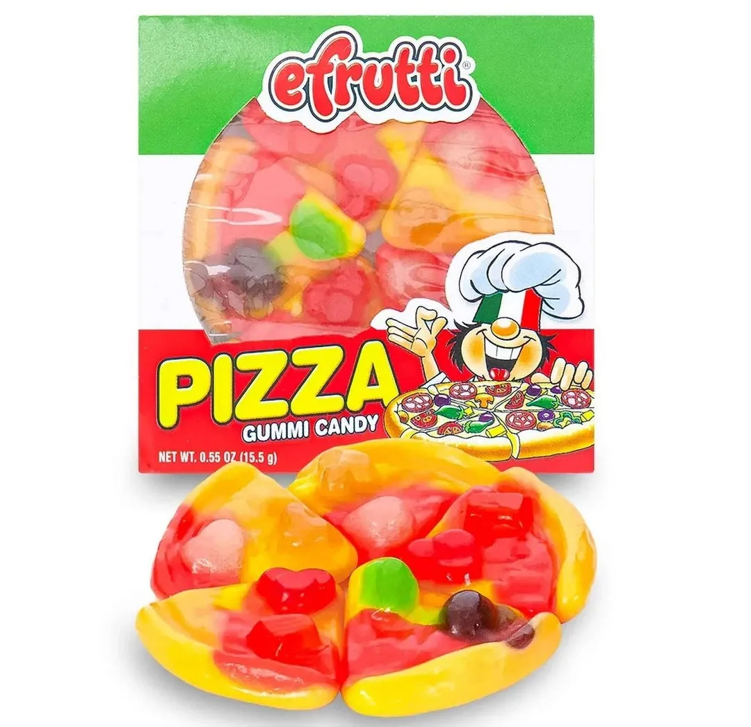 Efrutti Gummi Pizza .55oz -  48ct