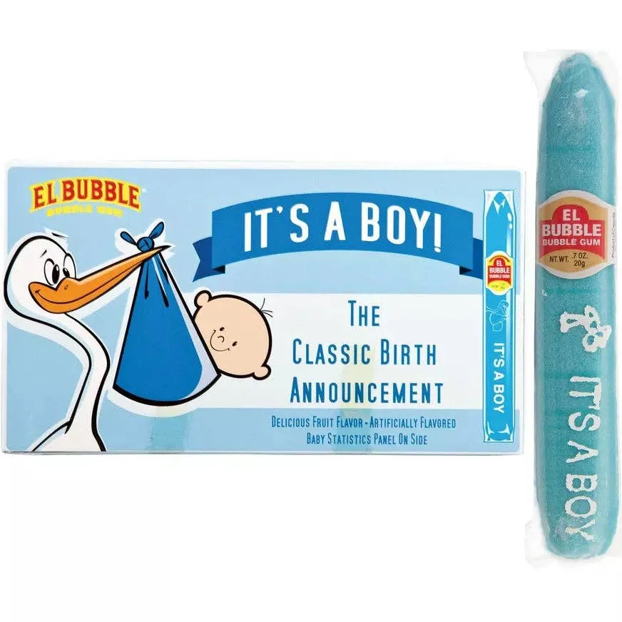 El Bubble Baby Bubble Gum Boy Cigars 0.7oz - 36ct