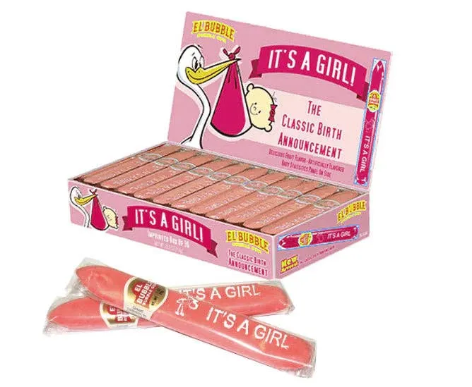 El Bubble Bubble Gum It's a Girl Cigars 0.7oz - 36ct