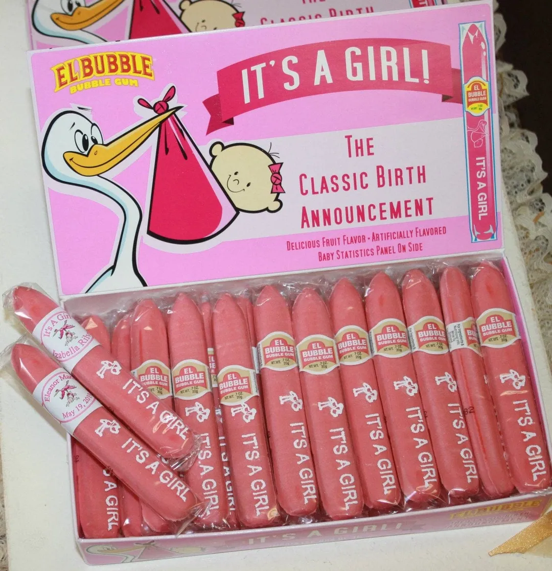El Bubble Bubble Gum It's a Girl Cigars 0.7oz - 36ct