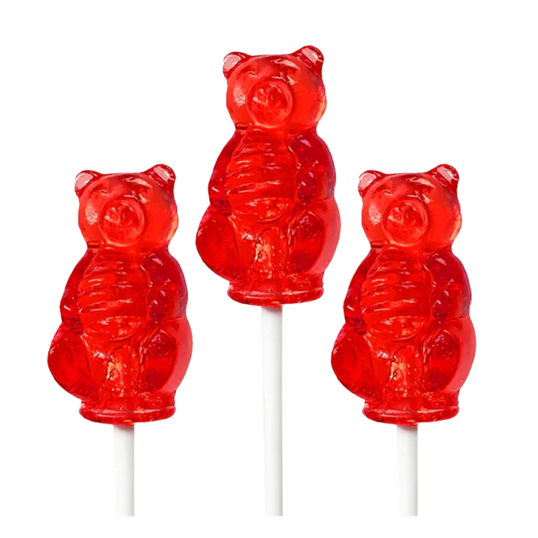 Espeez Bear Pops Cinnamon Candy 115ct