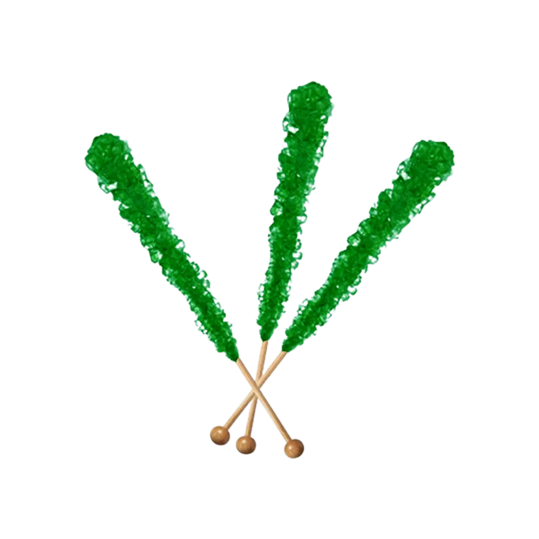 Espeez Rock Candy Green Apple Sticks Jar 0.8oz - 36ct