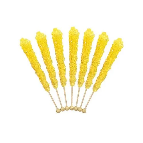 Espeez Rock Candy Sticks Yellow Banana Jar 0.8oz - 36ct