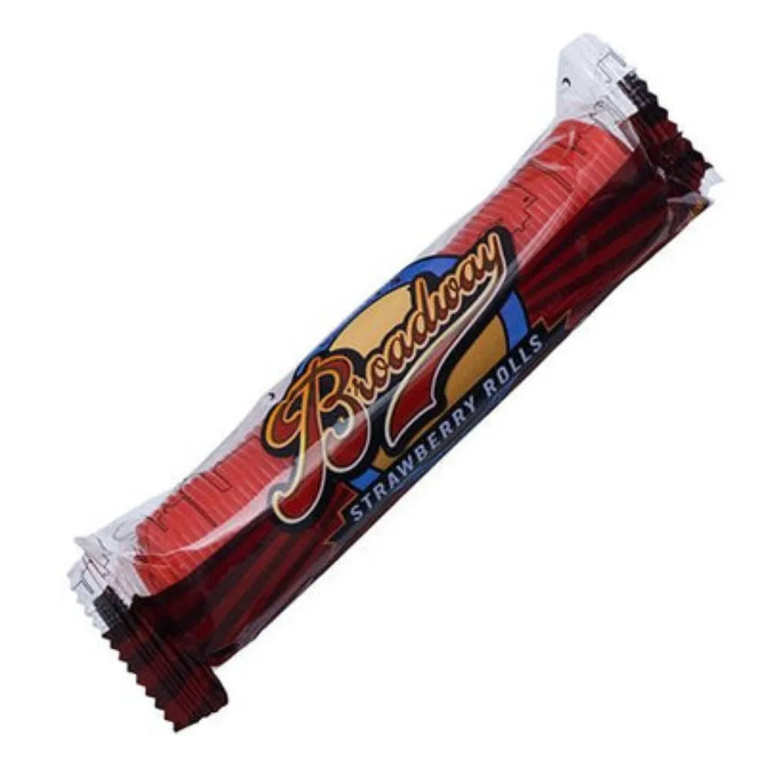Gerrit's Broadway Strawberry Licorice Rolls 2oz - 24ct
