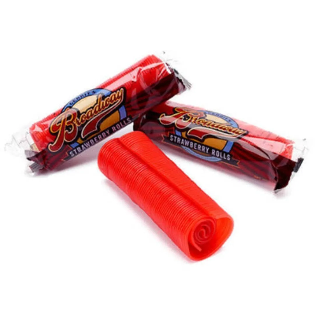 Gerrit's Broadway Strawberry Licorice Rolls 2oz - 24ct
