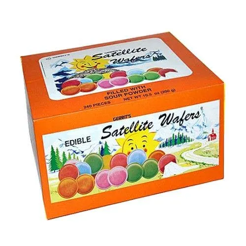 Gerrit's Satellite Wafers Sour Powder 10.5oz - 240ct