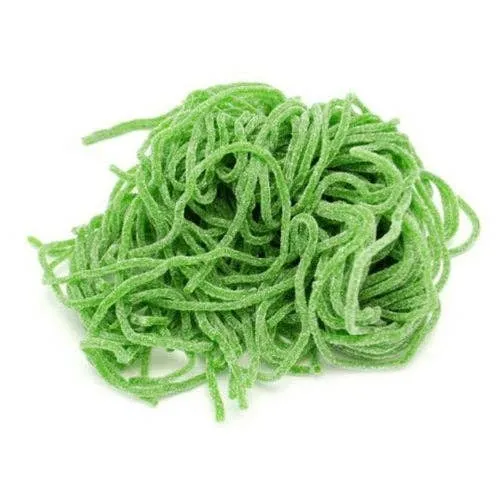 Gerrit's Sour Green Apple Shoestring Licorice Laces - 2lb