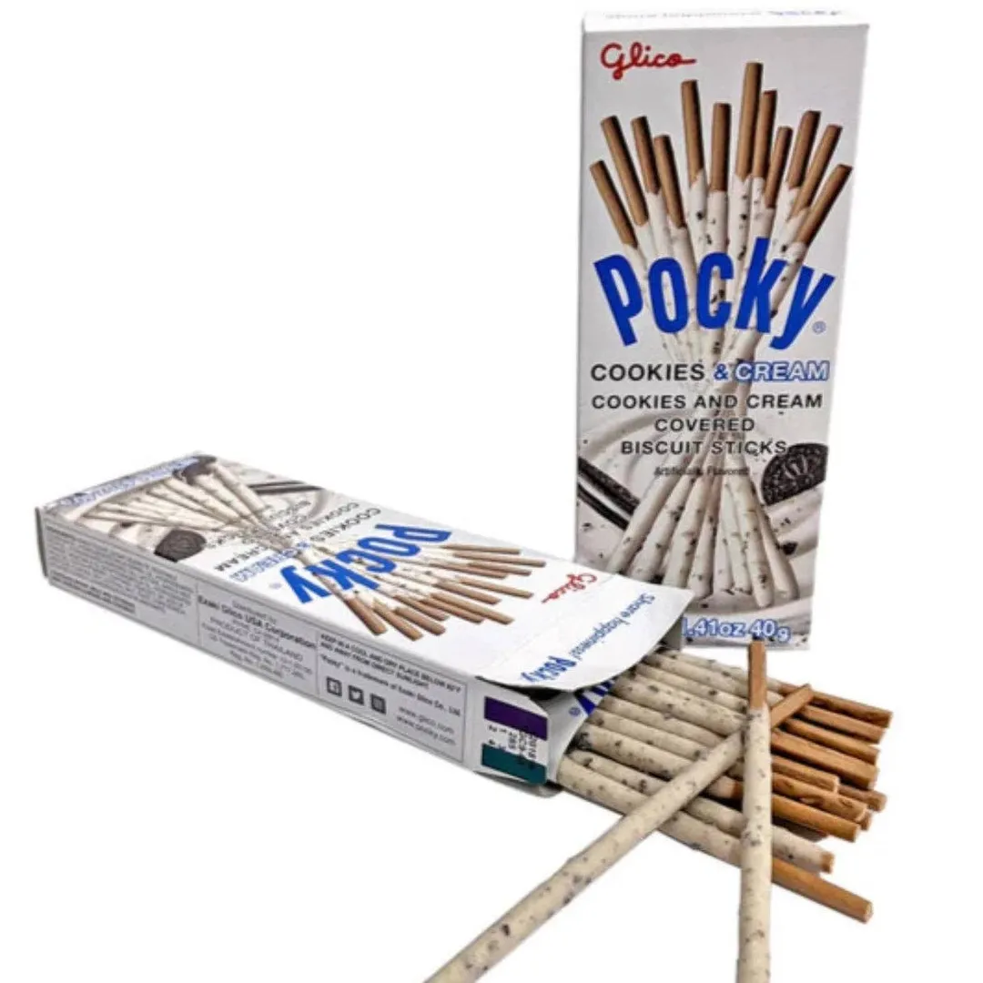 Glico Pocky Cookies and Cream 1.41oz - 10ct