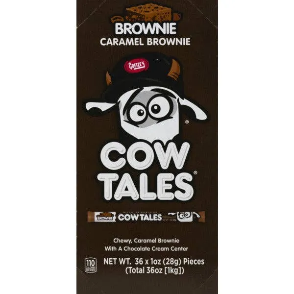 Goetzes Cow Tales Chocolate Brownie 1oz - 36ct
