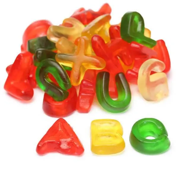 Haribo Alphabet Letters Gummi Candy 5oz - 12ct