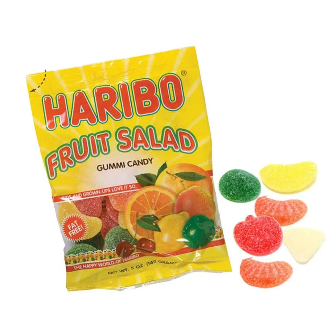 Haribo Fruit Salad Gummi Candy 5oz - 12ct