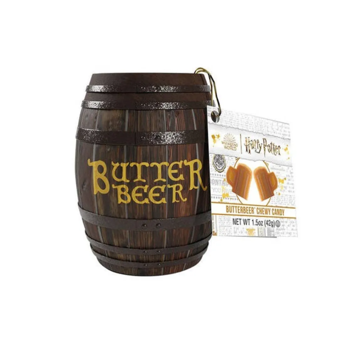 Harry Potter Butter Beer Barrel Chewy Candy Tin 1.5oz -24ct