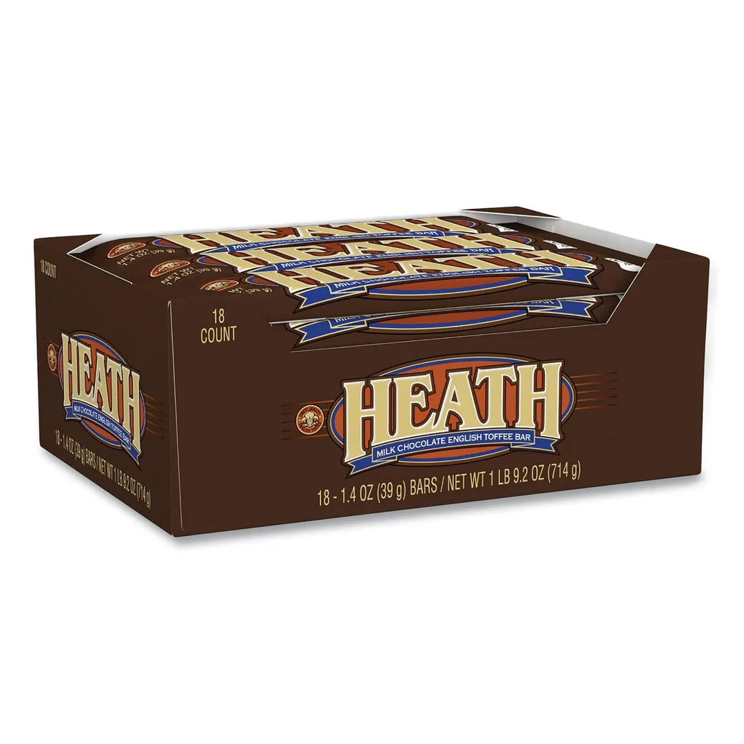 Heath Toffee Candy Bar 1.4oz - 18ct