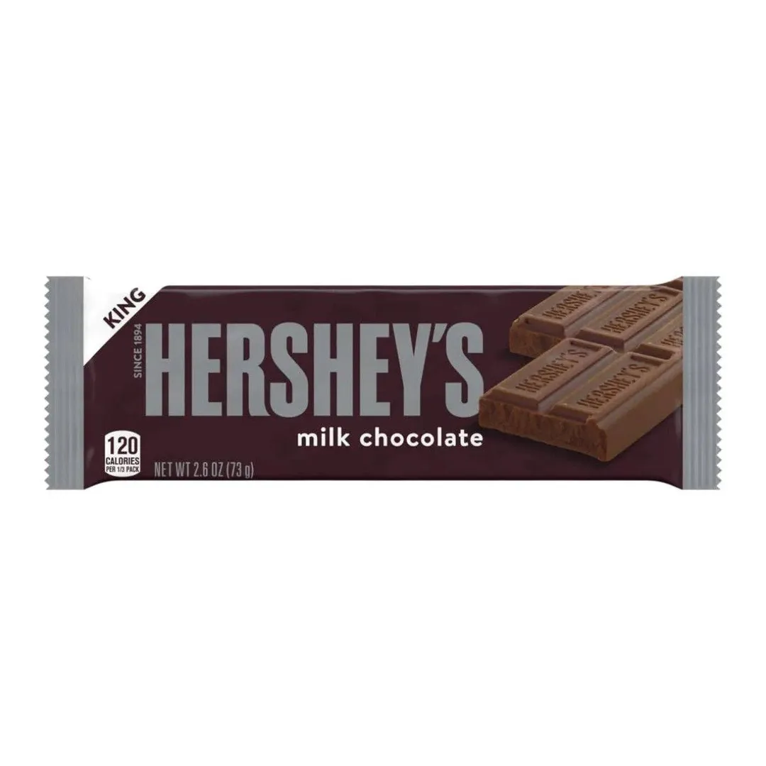 Hershey's Milk Chocolate King 2.6oz - 18ct