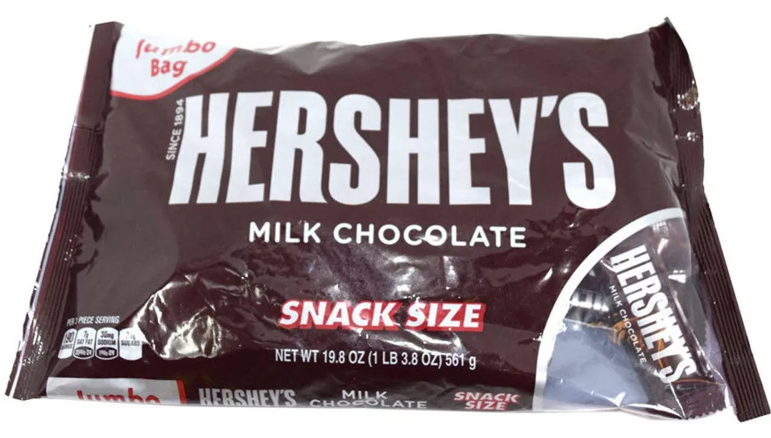 Hershey's Milk Chocolate Snack Size 19.8oz - 6ct
