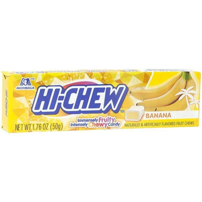 Hi Chew Banana Fruit Chews 1.76oz - 15ct