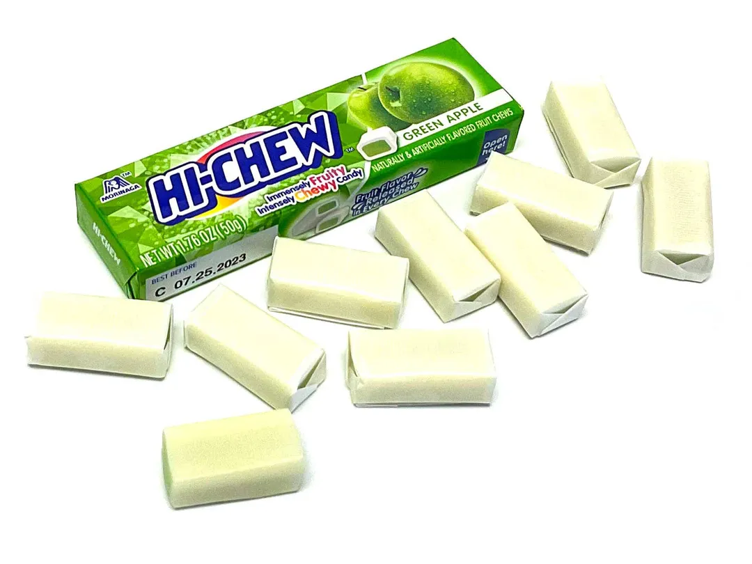 Hi Chew Green Apple Fruit Chews 1.76oz - 15ct