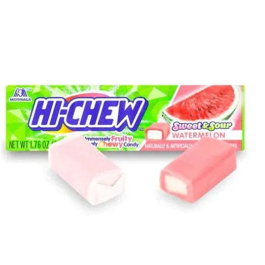 Hi Chew Watermelon Fruit Chews 1.76oz -15ct