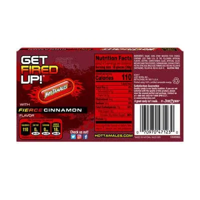 Hot Tamales Fierce Cinnamon Theater Box  5oz - 12ct