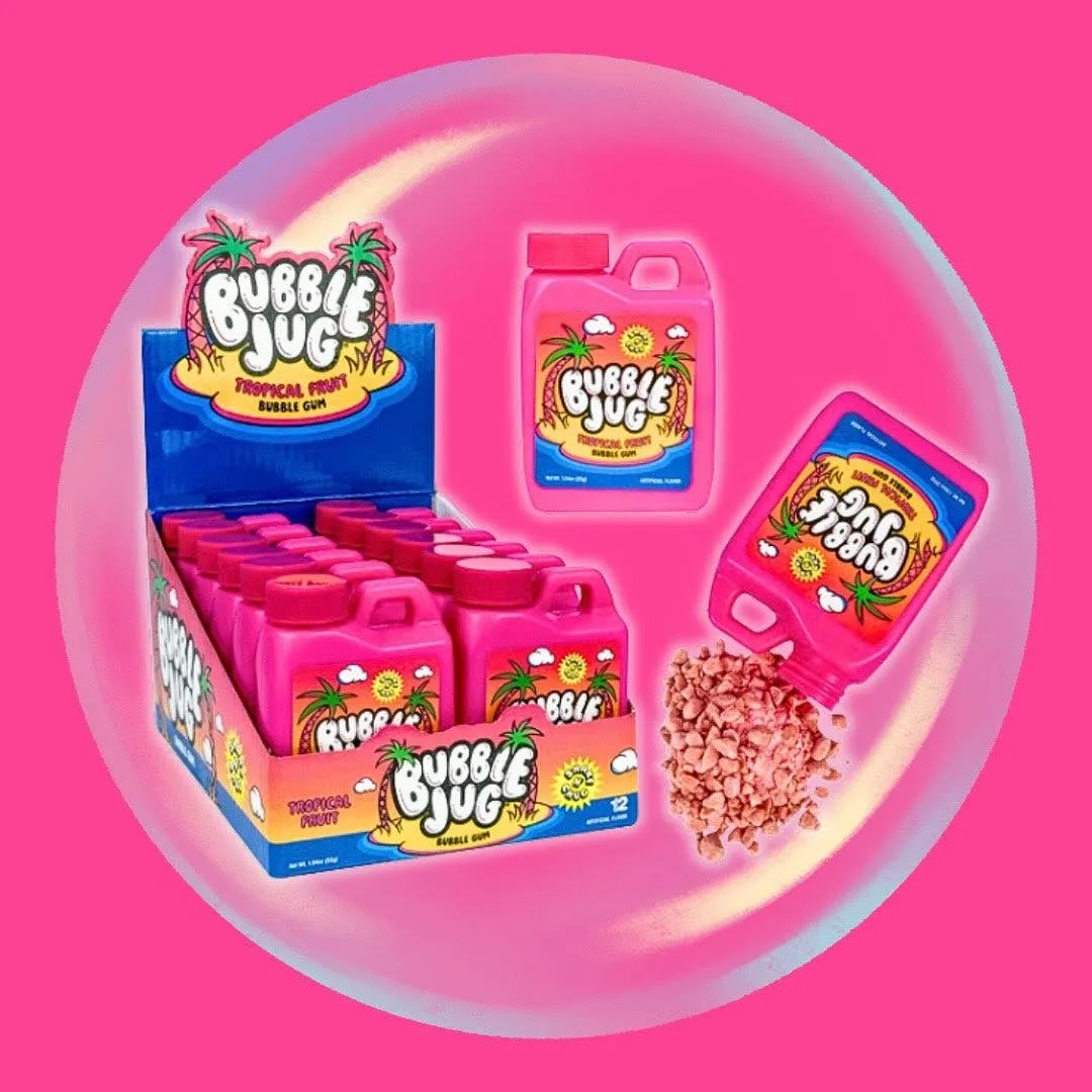 Iconic Candy Bubble Jug Tropical 1.94oz - 12ct