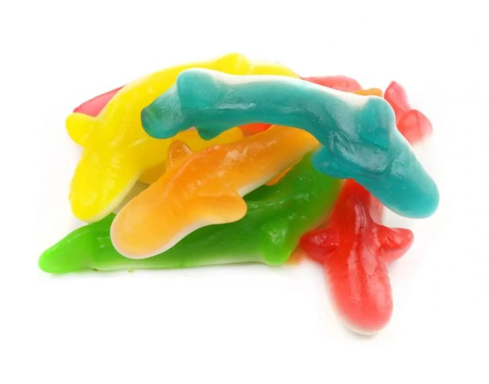 Kervan Gummi Sharks Assorted 5lb - 1ct