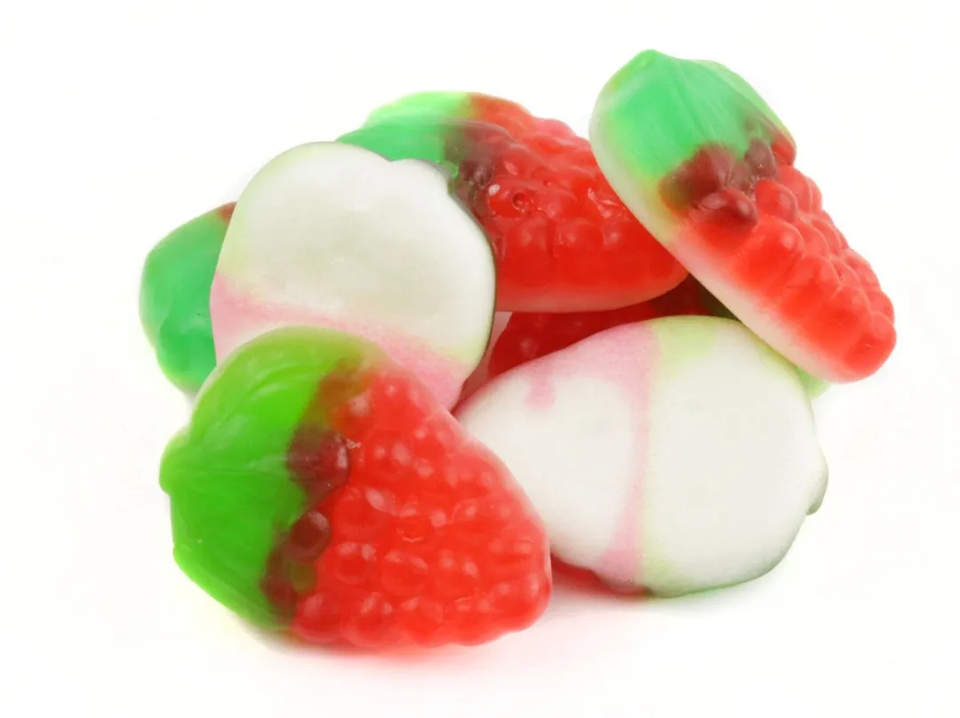 Kervan Gummy Strawberry Creams Bulk Bag 5lb - 1ct
