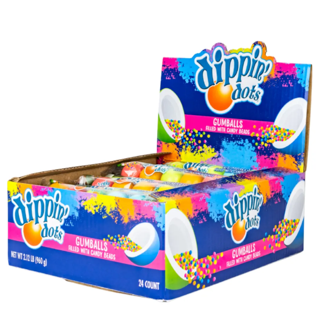 Koko's Dippin' Dots Filled Gumballs  1.43oz - 288ct