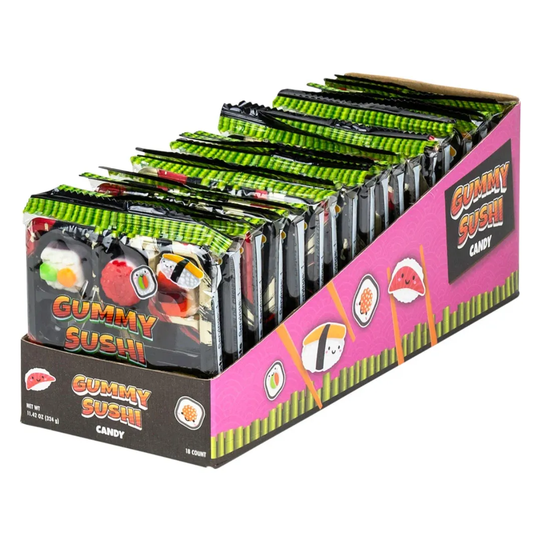 Koko's Gummy Sushi Candy .63oz 18ct