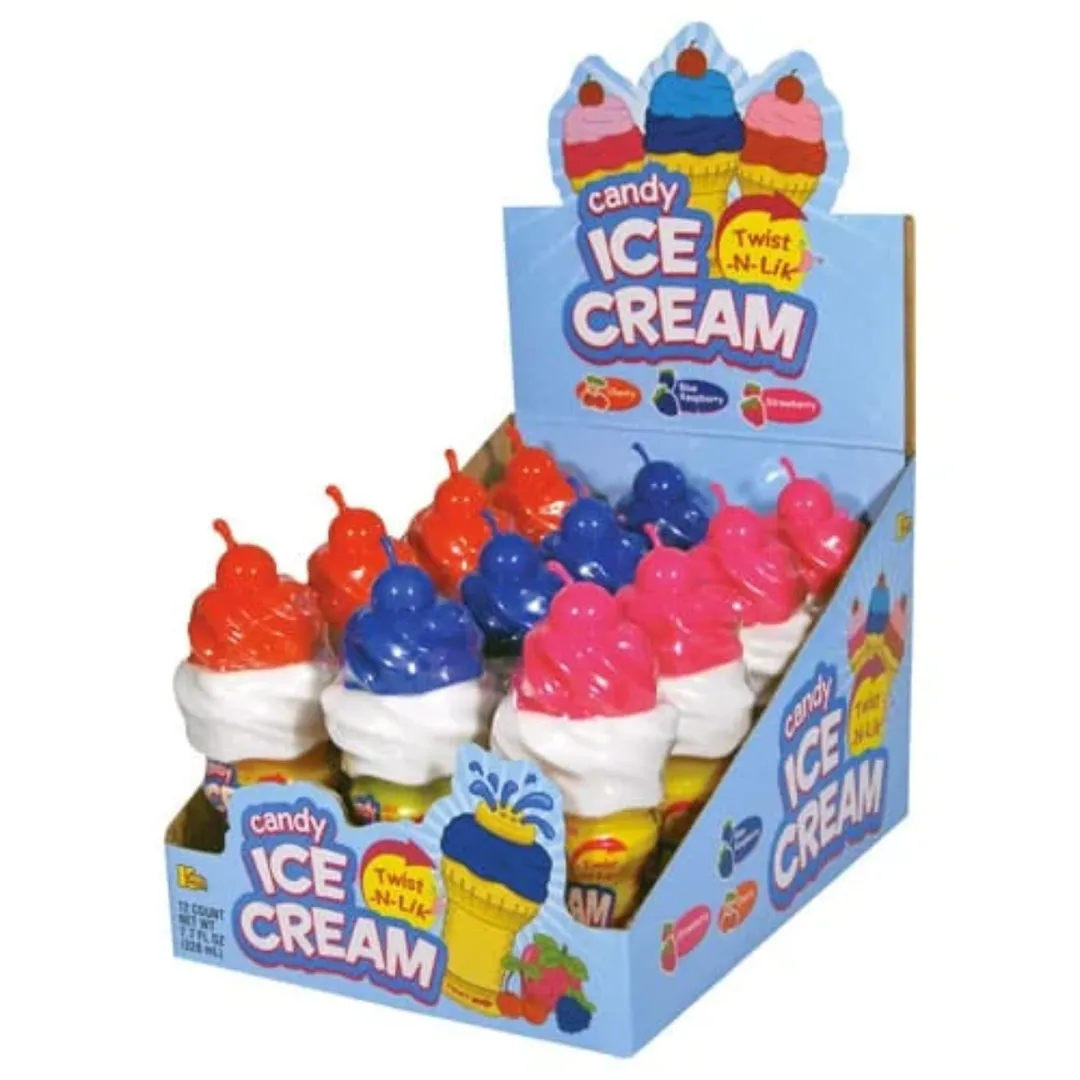 Koko's Ice Cream Candy Twist-N-Lik .64oz 8/12ct