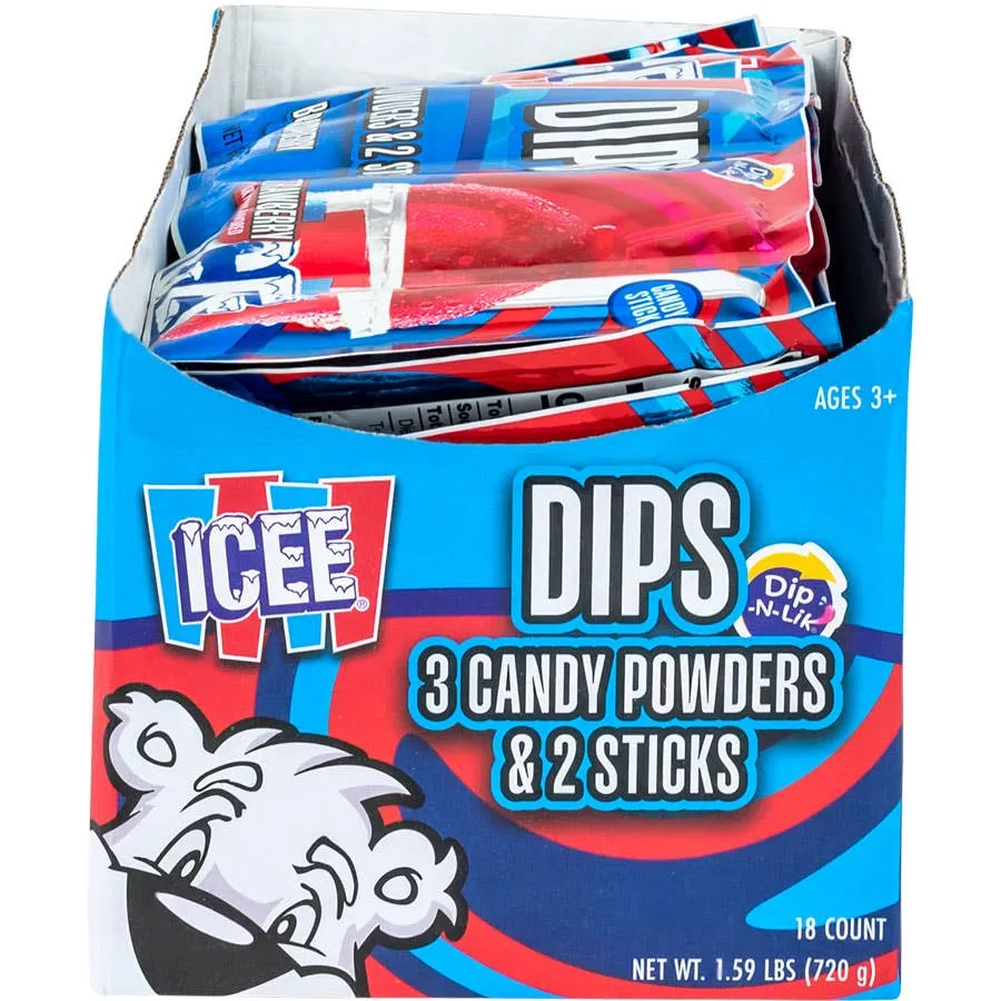 Koko's ICEE 3pk Dips Candy 1.41oz - 216ct
