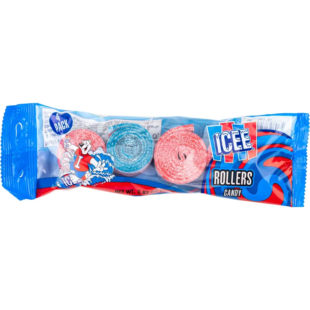 Koko's ICEE Roller 4pk Candy Belts 2.82oz - 8/16ct