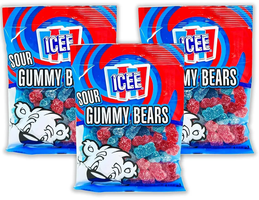 Koko's Icee Sour Gummy Bears 3.98oz - 12ct