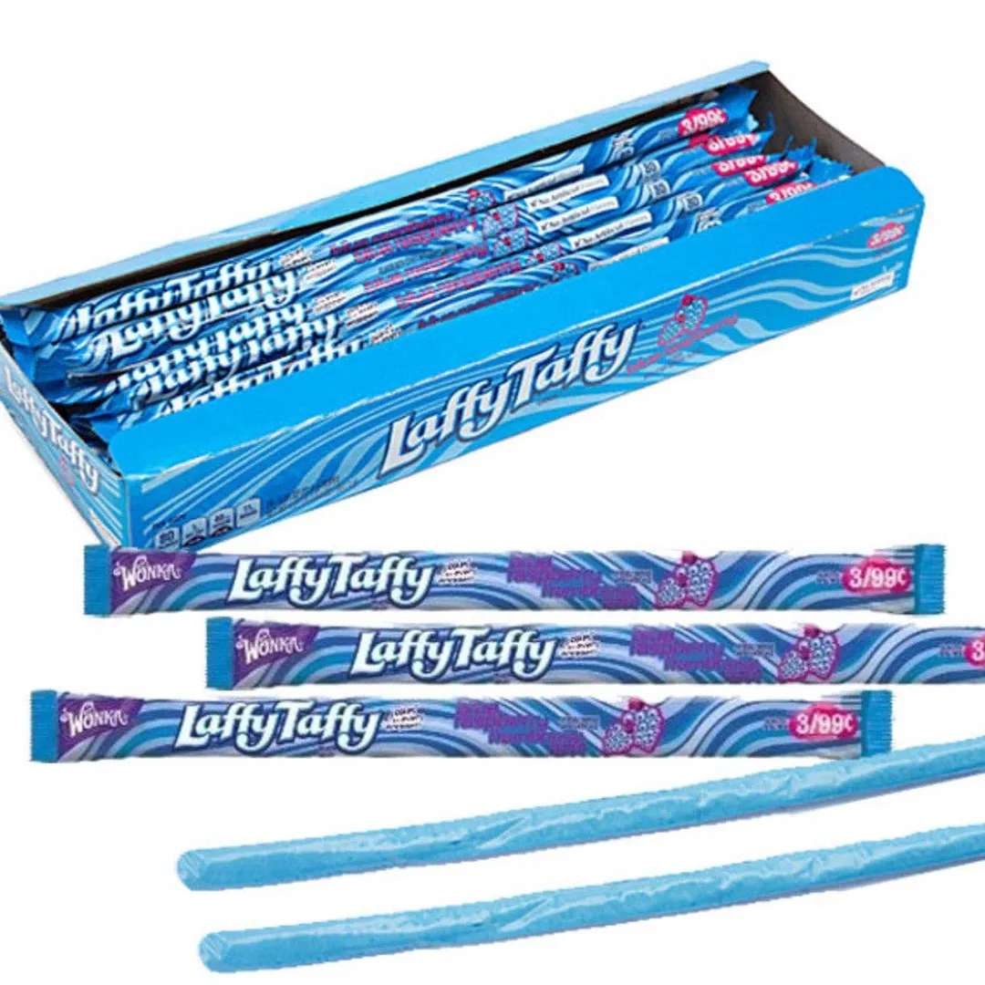 Laffy Taffy Rope Blue Raspberry .81oz - 24ct
