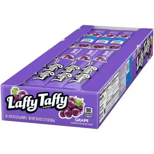 Laffy Taffy Rope Grape .81oz - 24ct