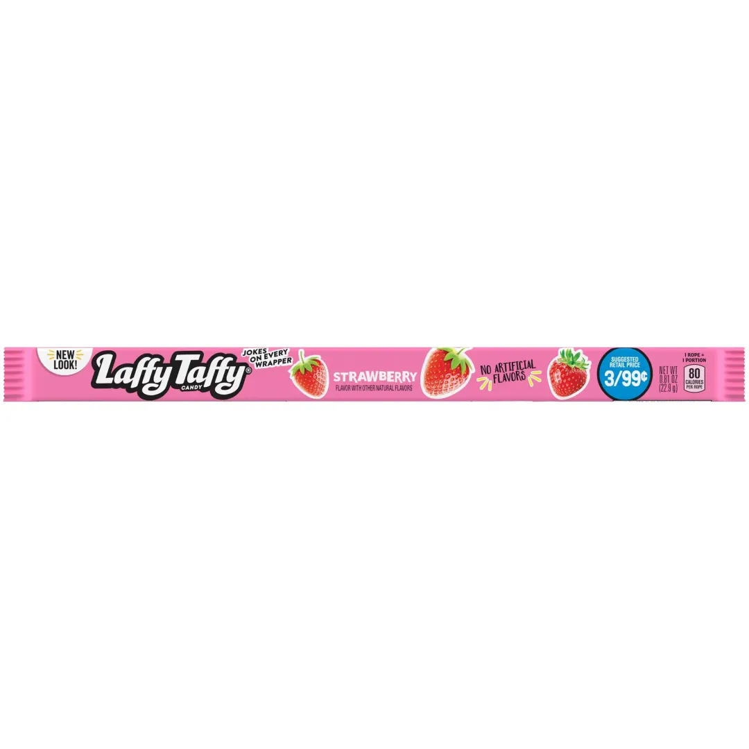 Laffy Taffy Rope Strawberry .81oz - 24ct
