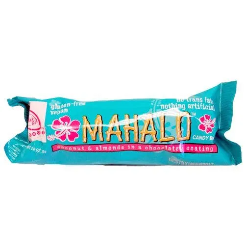 Mahalo Vegan Candy Bars 2.1oz - 12ct