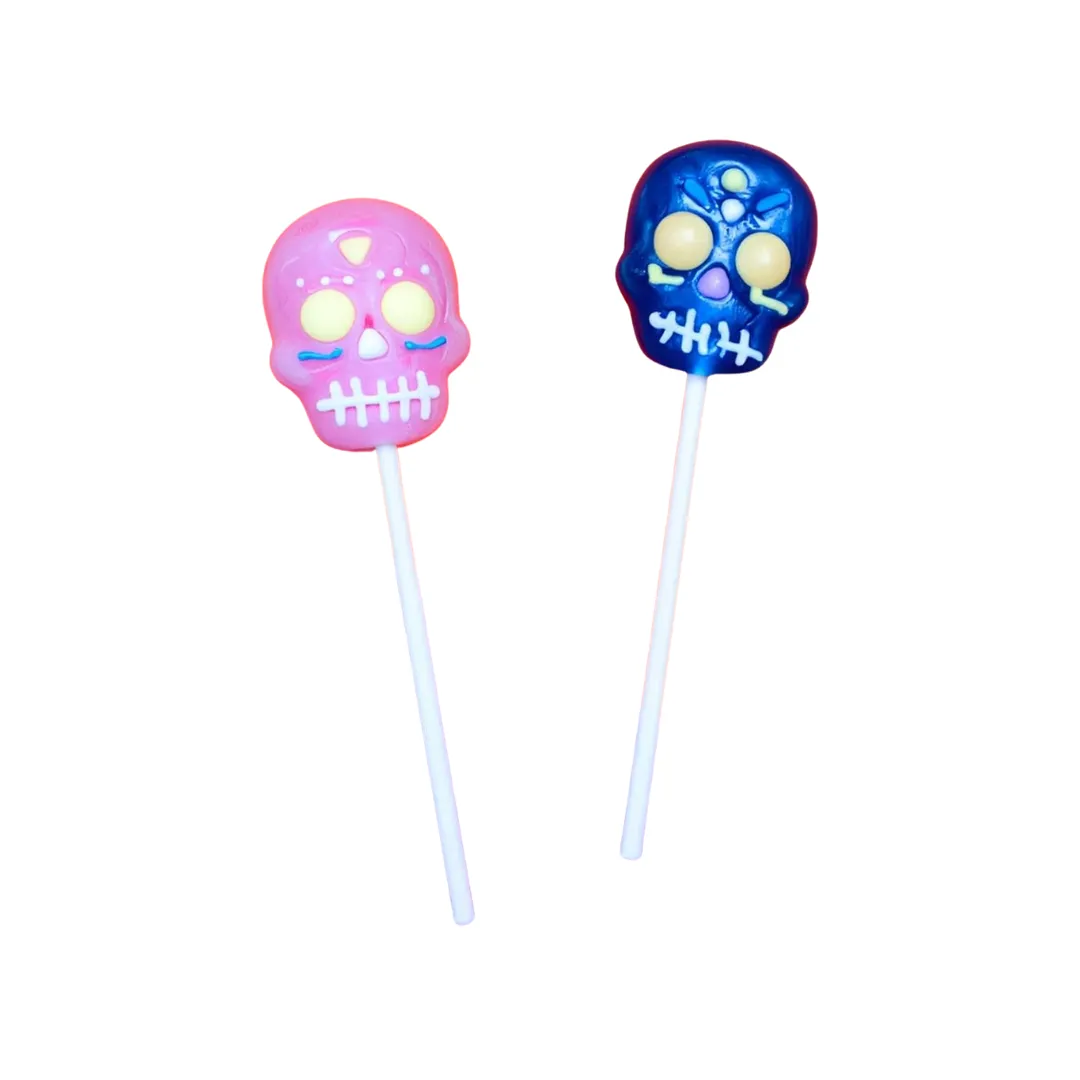 Mini Sugar Skull Lollipops - 10.16oz  24ct