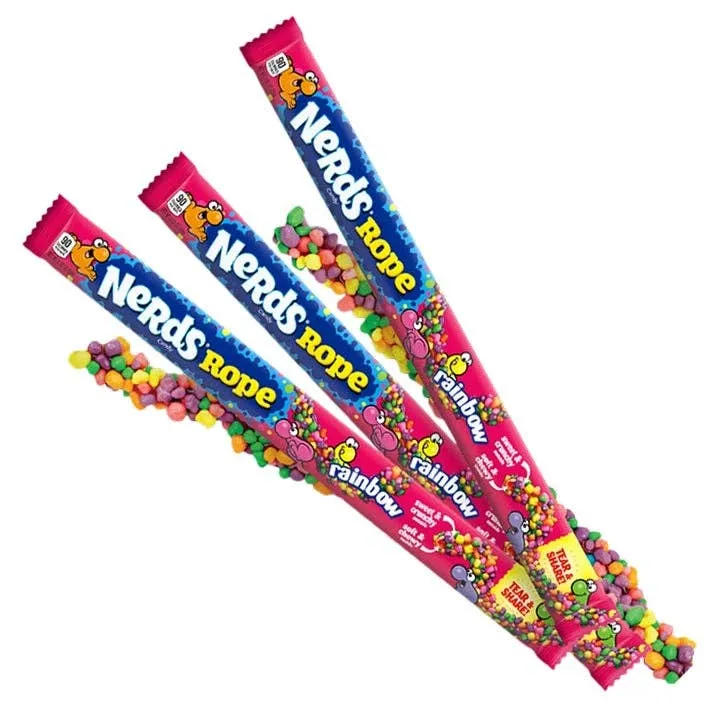 Nerds Rope Original Rainbow .92oz - 24ct