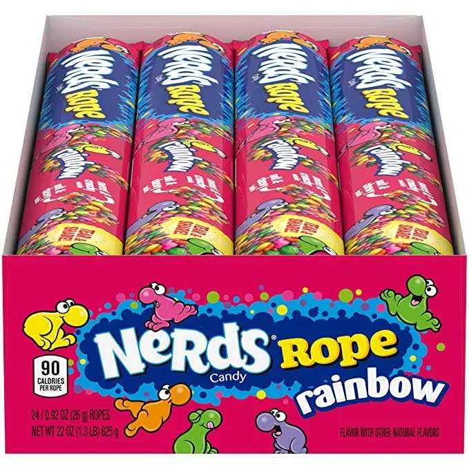 Nerds Rope Original Rainbow .92oz - 24ct